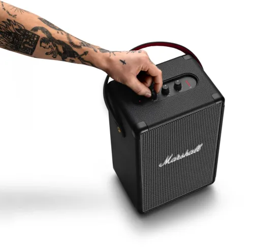 Динамик Bluetooth Marshall Tufton Black and Brass 80W черный и медный