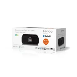 Radioodbiornik Lenco DIR-121BK Radio FM DAB+ Internetowe Bluetooth Czarny