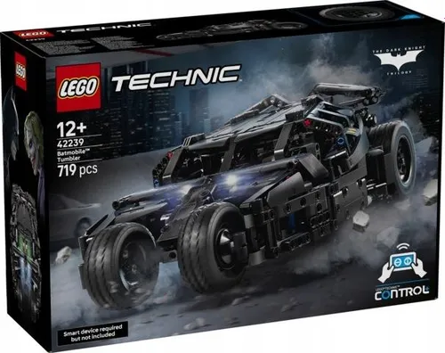 LEGO 42239 Technic: Batmobile Tumbler, набор кубиков 12+ управляемый