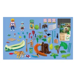 PLAYMOBIL Zoo 72071 Przygoda w dźungli, zestaw dla dzieci +4 lata