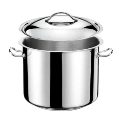 Garnek duży gastronomiczny ze stali nierdzewnej z pokrywką TOM-GAST EXCLUSIVE 20,5 l