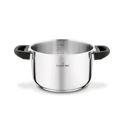 Garnek nierdzewny z pokrywką Starke Pro Sante 3,7 l