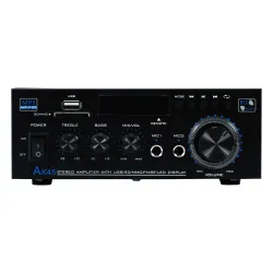 Power Audio Musicmate MM-SC990 DiscoPack 2x50W Bluetooth Radio FM Mikrofony Karaoke Czarny