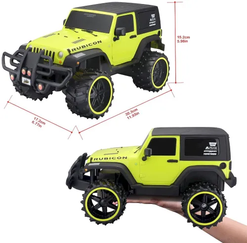 Samochód zdalnie sterowany MAISTO TECH Off-Road Jeep Wrangler Rubicon 82704YL