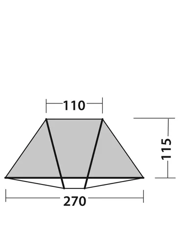 Namiot plażowy Easy Camp Beach - grey / sand