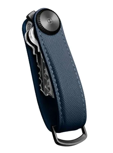 Skórzany organizer na klucze Orbitkey Key Organiser Pro Saffiano Leather - oxford navy