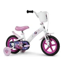 Rower dziecięcy HUFFY Disney Myszka Minnie 12 cali dla dziewczynki Różowy