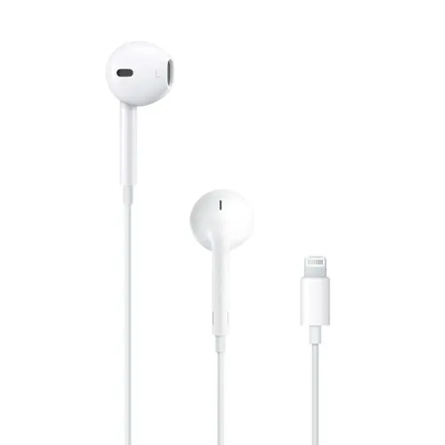 Słuchawki przewodowe Apple EarPods ze złączem Lightning Douszne Mikrofon Biały