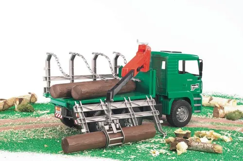 Bruder Professional Series MAN Timber Truck with Loading Crane (02769)