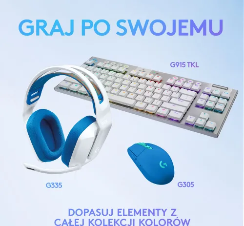 Logitech G335 Kulaklıklar Mavi (981-001018)