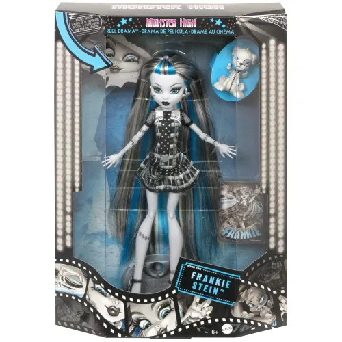 Monster High Lalka Reel Drama Hkn29 Frankie Stein