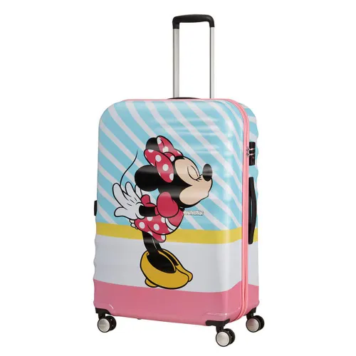 Bavul büyük American Tourister Wavebreaker Disney-Minnie pink kiss