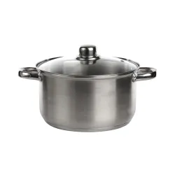 Garnek ze stali nierdzewnej z pokrywką FABIO 4,7 l