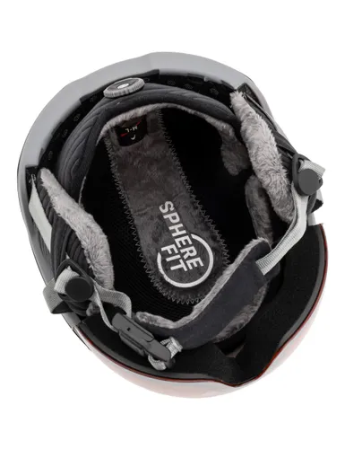 Kask snowboardowy damski z wbudowaną szybą HEAD RACHEL black 2023 - Rozmiar - M/L