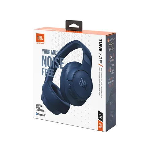 Słuchawki bezprzewodowe JBL Tune 770NC Nauszne Bluetooth 5.3 Niebieski