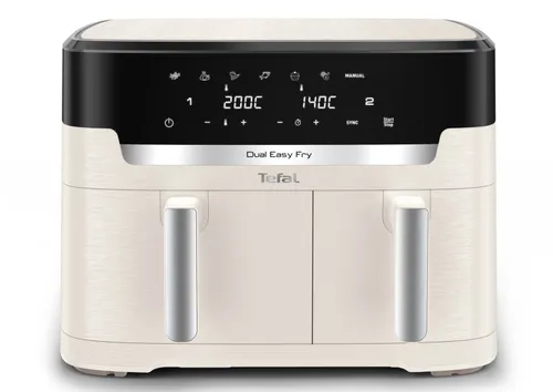 Air Fryer Frytkownica beztłuszczowa TEFAL EY942AE0 Dual Easy Fry XXL 11l z podwójnym koszem