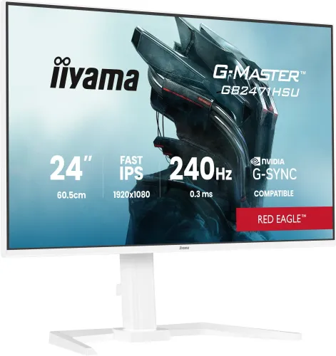 iiyama G-Master GB2771HSU-W1 Red Eagle - 240Hz | Full HD | Fast IPS | 27'' | 0,4ms | HDR10