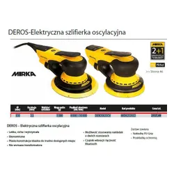 Mirka Deros 625 CV Taşlama Makinesi