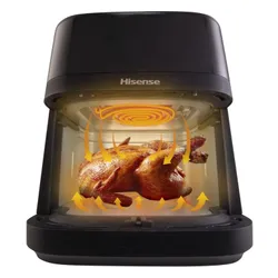 Air Fryer Frytkownica beztłuszczowa HISENSE HAF1800DCD 6.3l z okienkiem do obserwacji postępów gotowania
