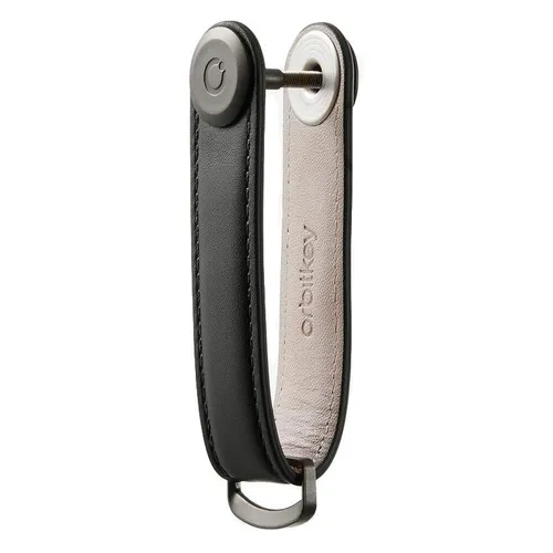 Skórzane etui organizer na klucze Orbitkey Leather - black / black