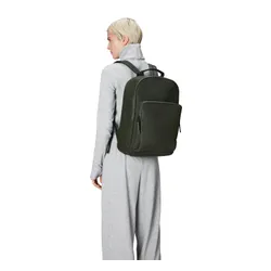 Городской рюкзак Rains Book Daypack Large W3 - зеленый