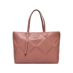 Сумка Calvin Klein Re-Lock Quilt Tote Lg K60k611339 Ash Rose VB8