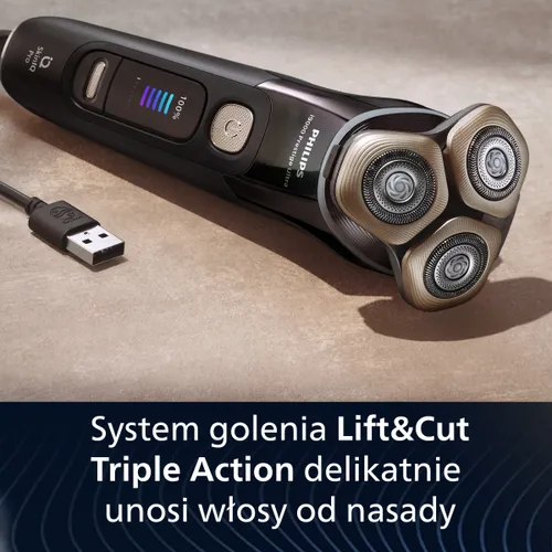 Golarka PHILIPS Seria i9000 Prestige Ultra SkinIQ Pro XP9400/31 Na mokro i sucho