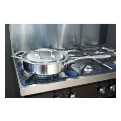 DEMEYERE INDUSTRY 5 Patelnia głęboka 2H z pokrywką 24 cm