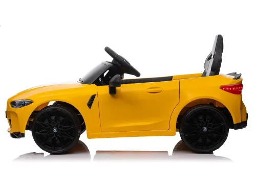 Auto Na Akumulator Bmw M4 Samochód Elektryczny Dla Dzieci Pilot LED Skóra