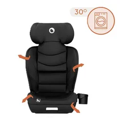Fotelik samochodowy LIONELO Neal i-Size 100-150 cm (15-36 kg) Czarny
