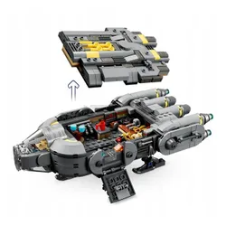 LEGO STAR WARS 75445 Mandalorian Grogu Anzellański statek, zestaw klocków