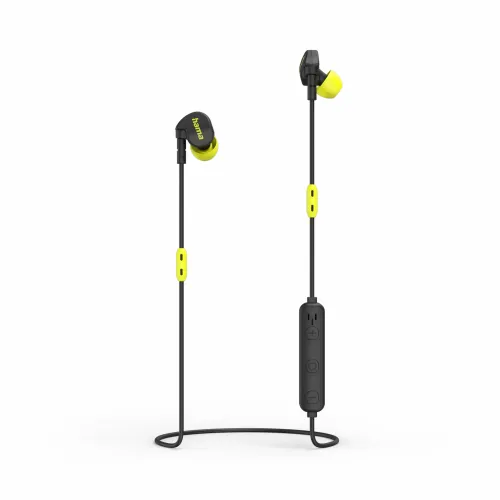 Słuchawki bezprzewodowe Hama Freedom Athletics II Dokanałowe Bluetooth 5.3 Czarny