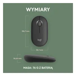 Myszka Logitech Pebble 2 Grafitowy