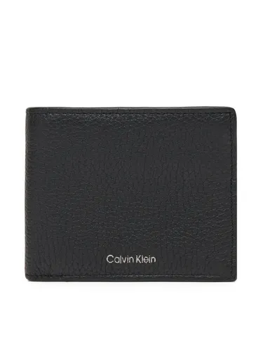 Calvin Klein Duży Portfel Męski Ck Leather Billfold W Zip Coin LV04D1028G