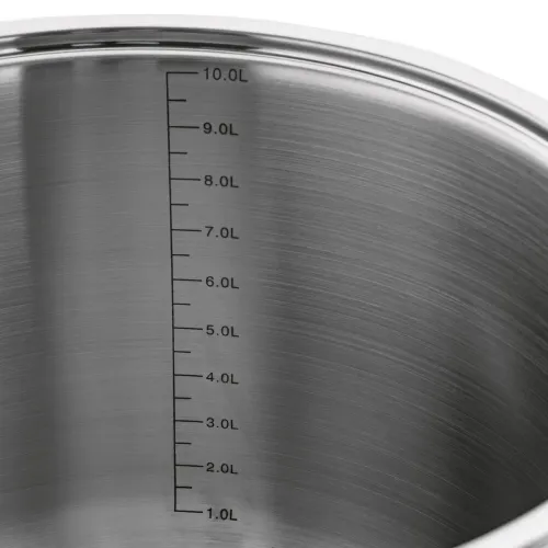 Garnek wysoki ze stali nierdzewnej z pokrywką Starke Pro Aveiro 10 l