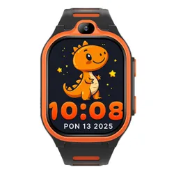 Smartwatch FOREVER Kids Boost KW-530 AI GPS WiFi 4G Czarno-pomarańczowy
