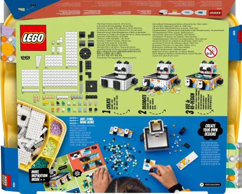 LEGO 41959 Dots Pojemnik z uroczą pandą