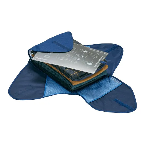 Pokrowiec Eagle Creek Pack-It Reveal Garment Folder L - aizome blue / grey