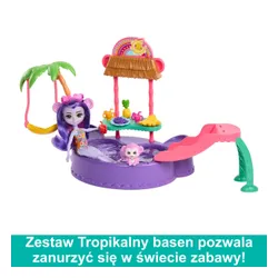 Mattel Enchantimals Набор "Тропический бассейн" + кукла-обезьянка