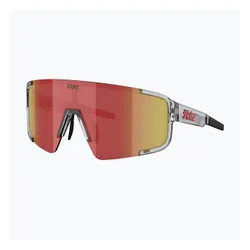 Okulary przeciwsłoneczne Bliz P003 transparent dark grey/brown red multi