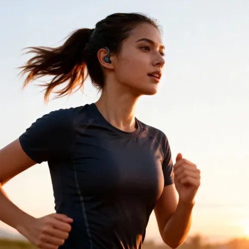 Słuchawki bezprzewodowe Manta RYTMO Sport 2 MATWS012BK Dokanałowe Bluetooth 5.4 Czarny