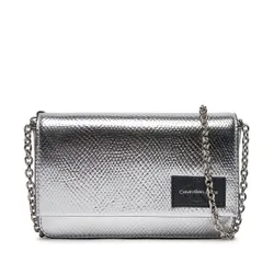 Calvin Klein Jeans portofel sculptat Ph Cb19 șarpe K60k611837 șarpe metalic 0gn