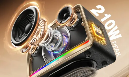Głośnik Bluetooth W-KING H330 120W Czarny
