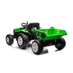 Traktor Na Akumulator Dla Dziecka Hc-306 24V 2X95W Przyczepa Eva LED Pilot