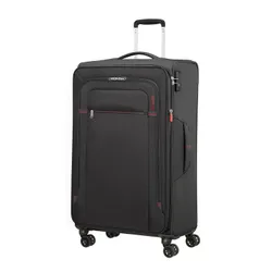 American Tourister Crosstrack Genişletilebilir Büyük Bavul-Gri / Kırmızı