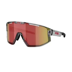 Okulary przeciwsłoneczne Bliz Fusion transparent dark grey/brow red multi