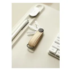 Skórzane etui na klucze Orbitkey Key Organiser Leather - sand