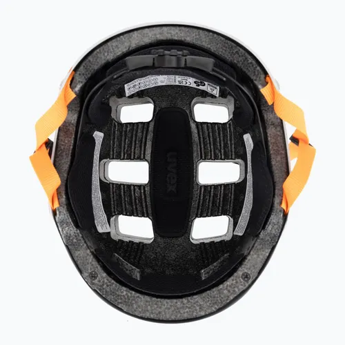 Kask dziecięcy UVEX Kid 3 CC dirtbike light grey/orange