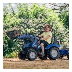 Falk Traktor Na Pedały New Holland T8 Z Łyżką I Przyczepą 3-7 Lat