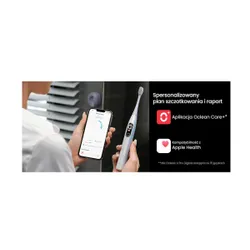 Szczoteczka soniczna OCLEAN X Pro Digital Srebrny + Etui
